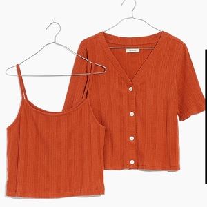 Two piece cardigan set